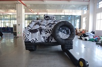 Zhenmei Outil de publicité de ballon de modèle de voiture de Jeep gonflable géant personnalisé