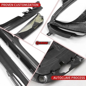 Kit de Carrocería de Fibra de Carbono Seca de Alta Calidad, Estilo OEM, para Ferrari SF90, Incluye Alerón Delantero, Trasero e Interior - Product Image 3