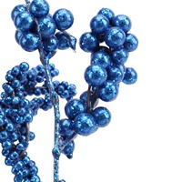 Kerstversiering Kunstmatige Decoratie Blauwe Bes Fruittak en -spray Groothandel Leverancier