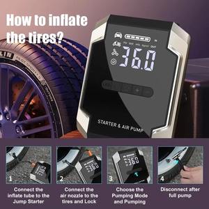 12V 3000A 12000mAh 4 en 1 Power Bank Combo PD Carga rápida CE ROHS FCC Coche portátil/Arrancador <span class=keywords><strong>de</strong></span> batería para camión/motocicleta - Product Image 5