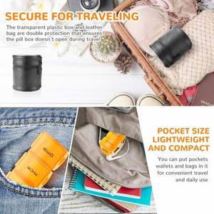 Nouvelle Trousse de Voyage Hebdomadaire 7 Jours en Cuir PU pour Pilules – Style Tendance - Product Image 2