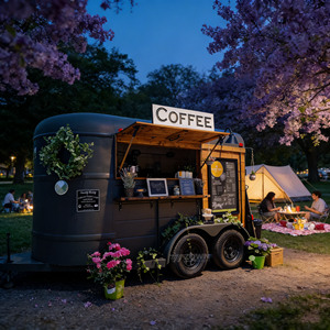 Customizable Mobile Food Truck Safe & Durable Catering <b>Trailer</b> for Fast Food Business - Product Image 1