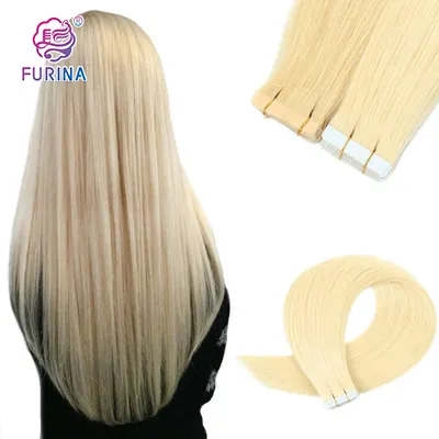 Gute Qualität Klebeband in Haar verlängerungen menschliches Haarband in Extensions Haar verlängerung verpackung für Frauen