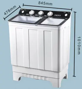 ホットセール8Kg 15 Kg 25 Kg洗濯機と乾燥機トップローディングツインタブ洗濯機