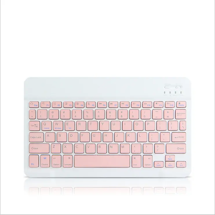 Penjualan Laris Keyboard Tablet Mini Nirkabel Portabel Ramping untuk PC untuk iPhone untuk iPad Kombo Mouse Keyboard IOS