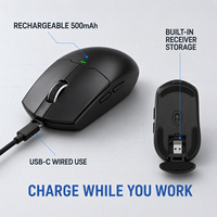 Keyboard Mekanik Nirkabel RGB Mouse Combo Dua Titik Empat GHz USB C Kit Gaming Laptop Desktop Ringkas