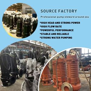 อัตราการขัดข้อง 0.1% ปั๊มจุ่มสำหรับงานอุตสาหกรรมแบบไหลแรงสูง ไม่มีสิ่งกีดขวาง 380v สำหรับสูบน้ำอุจจาระ 220v สำหรับสูบน้ำโคลนและน้ำเสีย - Product Image 4