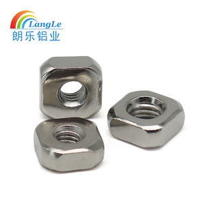 Venta al por mayor de China, tuerca trapezoidal de acero rectangular plana, tuerca trapezoidal de acero, Tuercas cuadradas deslizantes roscadas, sujetador M3 M4 M5 M6 M8 M10 - Product Image 2