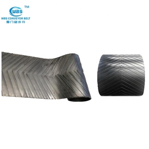 Sabuk Konveyor Bahan Miring Berpaku Chevron EP400/2 untuk Mengurangi Selipan Material - Product Image 3