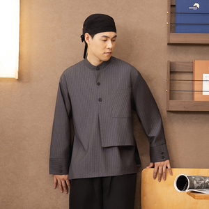 Uniforme de service hivernal pour personnel de restaurant 25338-39, manches longues, pour café, hôtel, restauration rapide, équipe, <span class=keywords><strong>tenue</strong></span> de <span class=keywords><strong>travail</strong></span> propre et confortable - Product Image 6