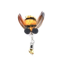 Nouvelle Simulation Insecte Têtes De Remplacement Chat Teaser Têtes De Remplacement Drôle Chat Jouets