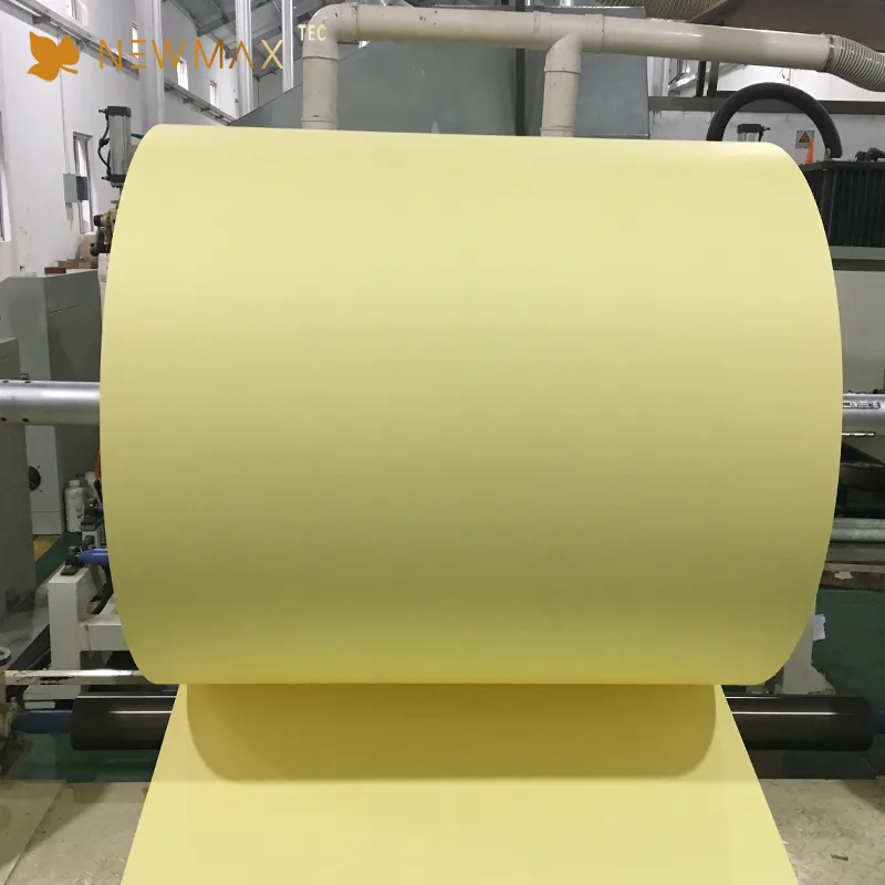 กระดาษเคลือบซิลิโคนสีเหลืองสีขาวปล่อย 85g-120g สติกเกอร์กระดาษปล่อยซับ