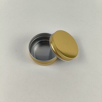 Pots en aluminium vides pour crème, couleur rose et jaune, 100g/3.3oz, pots en métal pour poudre cosmétique, contenants