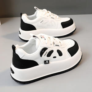 Nouvelles chaussures de sport pour femmes 2026, semelle épaisse, respirantes, tige en PU, fermeture à lacets, antidérapantes, printemps été automne - Product Image 6
