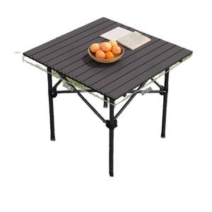 Ensemble <span class=keywords><strong>table</strong></span> et chaises de camping en bambou - Équipement de pique-nique pliable et portable pour l'extérieur, fabriqué en Chine, avec emballage postal inclus - Product Image 1