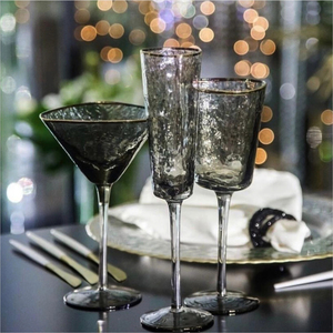 Verres à <span class=keywords><strong>vin</strong></span> <span class=keywords><strong>de</strong></span> table gravés, décoratifs pour mariage, dorés à l'or fin, gobelets à champagne, verres à martini - Product Image 5