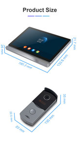 8 Inch IPS HD Screen Video Door <strong>Intercom</strong> Visiophone Connect Villa Video Door Phone Finger <strong>Intercom</strong> System Smart Doorbell - Product Image 3