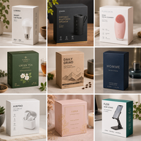 Boîte d'emballage en papier pour biberon et tétine, personnalisée, pliable, pour produits d'alimentation pour nourrissons