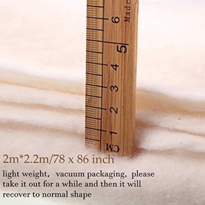 Natural Cotton Batting Lightweight <strong>Wadding</strong> Fabric <strong>for</strong> <strong>Quilting</strong> Sewing - Product Image 3