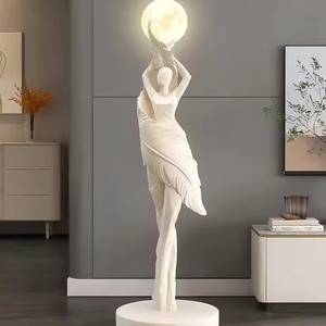 Lámpara de Pie de Arte Moderno, Luces Decorativas para el Hogar, Sala de Estar, Dormitorio, Lámparas de Ambiente Humanoides, Sofá, Escultura de Alta Gama, Iluminación LED - Product Image 1