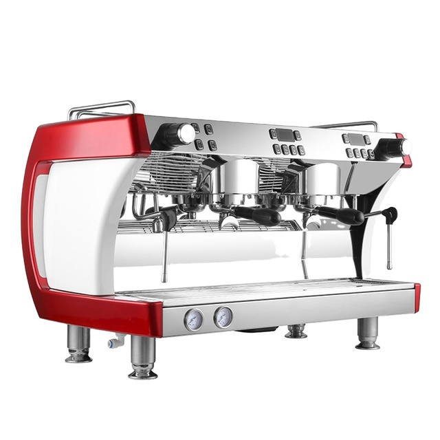 Professional Cappuccino Coffee Machine 2 Group for Coffee Shop Cafe