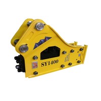 Casseur hydraulique SY1400 avec conception anti-déclenchement, prolonge la durée de vie et la sécurité
