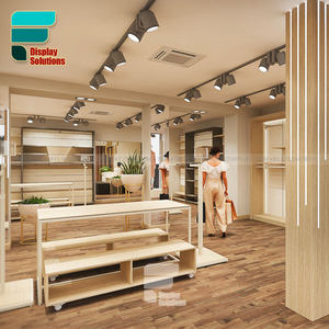 Diseño de tienda personalizado único tienda de ropa muebles tienda de ropa Diseño de Interiores estantes de exhibición para tienda de ropa - Product Image 5
