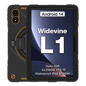 Tableta Robusta AGM PAD P2 Active de 11 Pulgadas, 90Hz, IP68, IP69K, 8000mAh, Android 14, 8GB, 256GB, 4G LTE, 50MP, para Obras y <span class=keywords><strong>Campo</strong></span> - Product Image 1