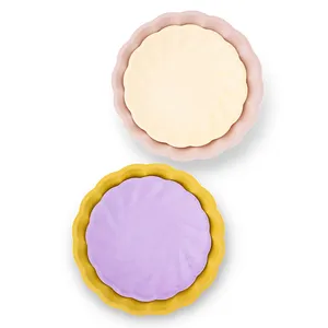 7/9/10 Inch Wedding Birthday Party Tableware Supplies Disposable Bagasse Sugarcane Dinner Plates