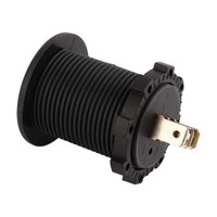 Voltmètre-ampèremètre DC 12V 24V 2 en 1 avec affichage numérique LED rond pour voiture, camion, marine