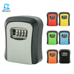 Giảm giá đầy đủ ABS nhựa Key khóa hộp 4 chữ số Combo không thấm nước tường Key an toàn với mật khẩu mở khóa ẩn bên ngoài - Product Image 1