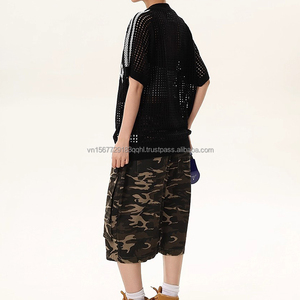 Pull-over en jersey vintage pour homme, col rond, manches longues, style jersey, polyester/nylon, logo sur le devant, vêtements de sport, nouvelle collection automne - Product Image 2