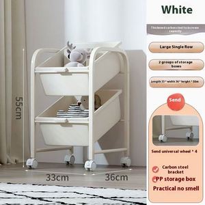 Étagère mobile multicouche moderne de rangement de jouets pour enfants Organisateur de tri d'étagère de jouets pour bébés en plastique PP <span class=keywords><strong>Casier</strong></span> de ménage en gros - Product Image 6
