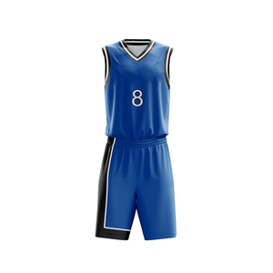 Uniforme de basketball sur mesure à manches courtes de haute qualité, meilleur fournisseur, uniforme de basketball sans manches unisexe en vente en ligne - Product Image 3