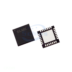 CP2101 Interface 28 VFQFN Exposed Pad Electronic Component Distributor BOM IC In Stock IC USB TO UART BRIDGE 28MLP - Product Image 1