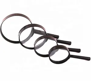 Kacamata pembesar baca lensa 60mm, kaca pembesar 3x genggam plastik untuk anak-anak luar ruangan petualangan