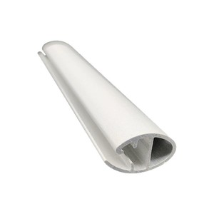 Riel Inferior en Forma de U de Aleación de Aluminio, Viga Inferior Elíptica de 2.5, Riel para Cortina Enrollable de 6 Metros, Blanco, Accesorios para Cortinas Resistentes - Product Image 4