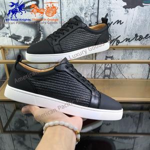 Chaussures de course et de marche pour hommes Christians, chaussures de sport élégantes et design avec doublure en cuir véritable, fermeture à lacets, Louboutins - Product Image 6