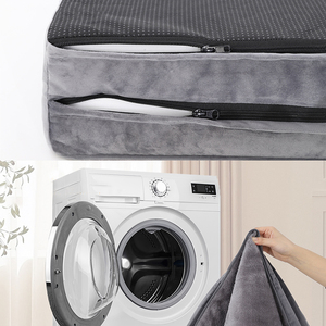 Washable Orthopedic Memory Foam Dog <strong>Pet</strong> <strong>Beds</strong> and Couch with Removable Zipper Cover - Product Image 3