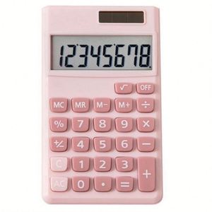Calculadora Científica Rosa Personalizada de Plástico para Escritorio, Doble Alimentación, 8/12 Dígitos, Logotipo Personalizado para Escuela, Oficina, Negocios - Product Image 4
