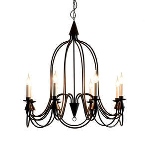 Простая подвеска в американском стиле в стиле кантри в стиле ретро, элегантная свеча, осветительная арматура для гостиной, столовой, кабинета, лестницы - Product Image 5