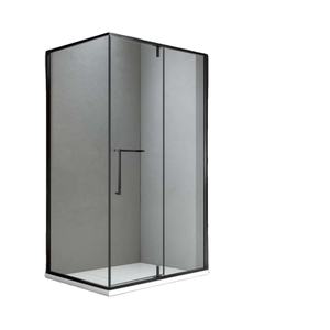 Profilo Doccia in Alluminio Serie 6000 Anodizzato Nero Opaco di Alta Qualità 2026 con Servizi di Saldatura e Piegatura, Dimensioni Personalizzabili - Product Image 1