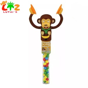 Venta caliente de la tableta de mono afrutado para niños pequeños Candy Toy Little Bee Cymbals en textura dura empaquetada en bolsa - Product Image 2