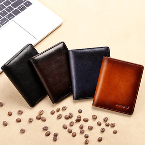 <span class=keywords><strong>Portefeuille</strong></span> <span class=keywords><strong>Homme</strong></span> en Cuir <span class=keywords><strong>Vertical</strong></span> Ultra-Fin et Compact en Cuir de Vachette Véritable, Version Courte, Nouveau Modèle 2024, Porte-Cartes et Permis de Conduire - Product Image 4