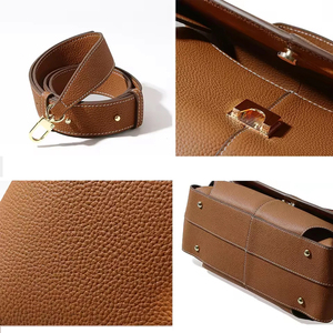 Retro Mujer Cuero Genuino Bolsos de Mano Lujo Hombro Bolsos Crossbody Diario Semana Logotipo Personalizado Marca Privada - Product Image 3