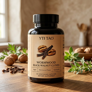 Cápsulas de Ajenjo, Nuez Negra y Clavo - Soporte Natural para la Salud Intestinal y Digestiva, Limpieza Herbal del Intestino, Apto para Veganos - Product Image 1
