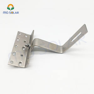 Crochets de toit <span class=keywords><strong>solaires</strong></span> réglables, système de montage photovoltaïque SUS304, crochet de toit pour fixer le panneau <span class=keywords><strong>sur</strong></span> le toit de carrelage - Product Image 1