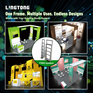 Nouveau Design 6*6 Stand d'exposition de profil en aluminium pour exposition - Product Image 5