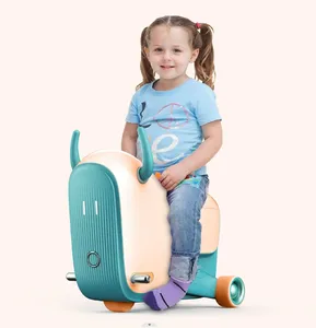 GNU Children Friendly Rideables Electric Scooter Ride On Kids Scooter Travel Luggage