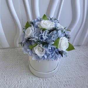 Bouquet di Rose Eterne Naturali Personalizzato a Forma di Fungo, Fiori Conservati in Scatola o Vaso, Marca <span class=keywords><strong>TR</strong></span>, Regalo per la Festa della Mamma - Product Image 2